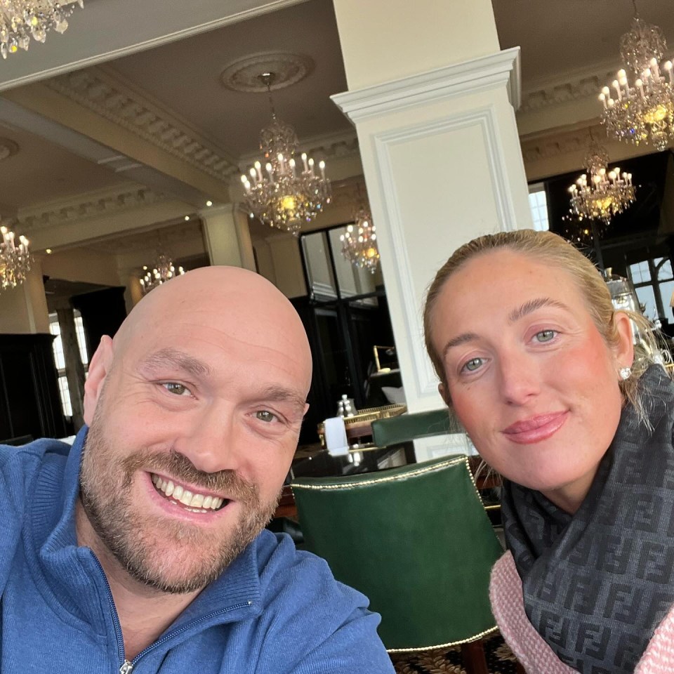 Tyson Fury and Paris Fury on a date night.