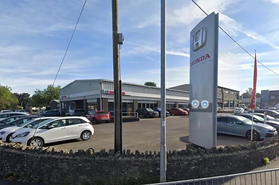 Photo of Shepton Mallet Motors Honda dealership.