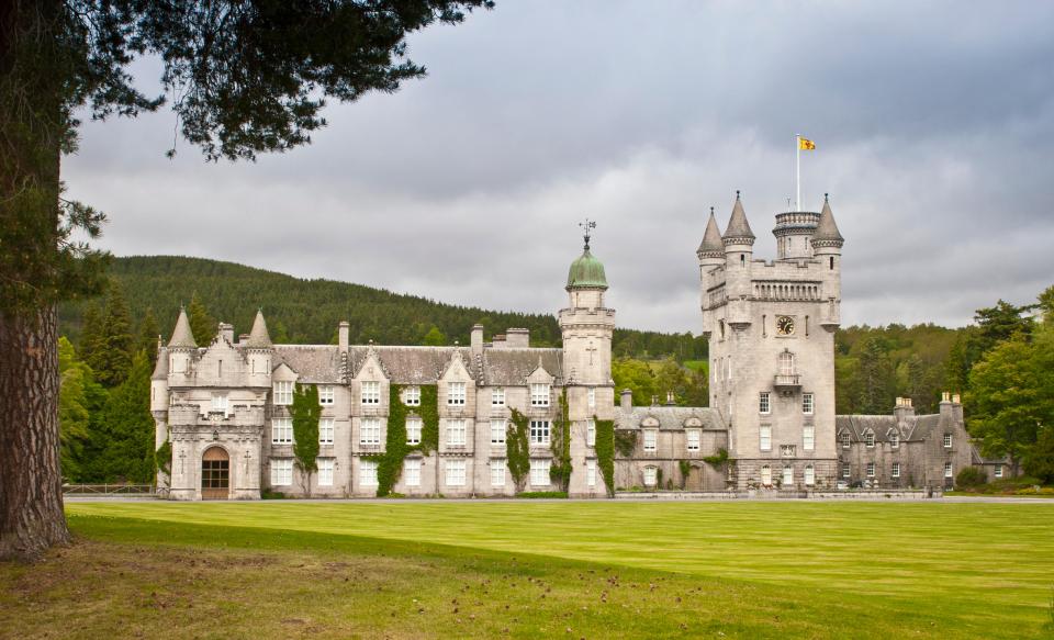 Balmoral Castle in Scotland.