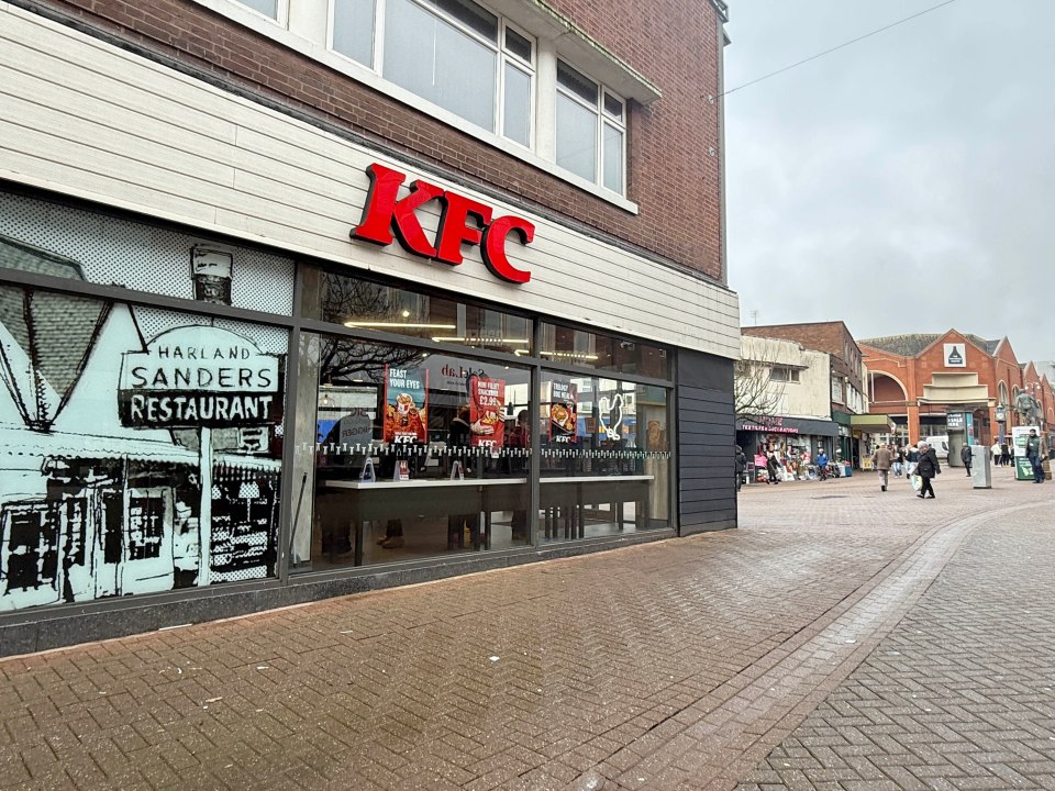 KFC restaurant in Stoke.