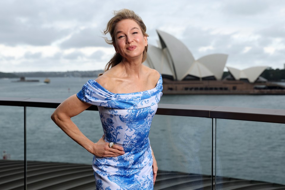 Renee Zellweger at a photocall in Sydney.