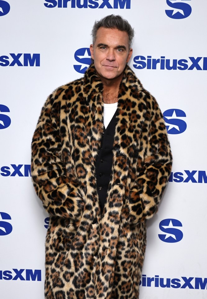 Robbie Williams at SiriusXM Studios.