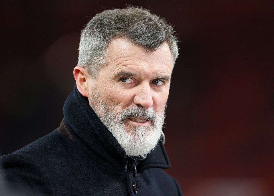 Portrait of Roy Keane, former footballer and TV pundit.