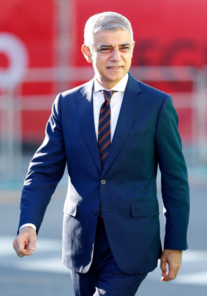 Sadiq Khan, Mayor of London, at a food hub opening.