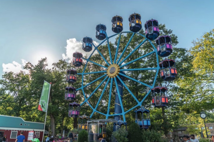 Ferris wheel at Duinrell resort in the Netherlands.