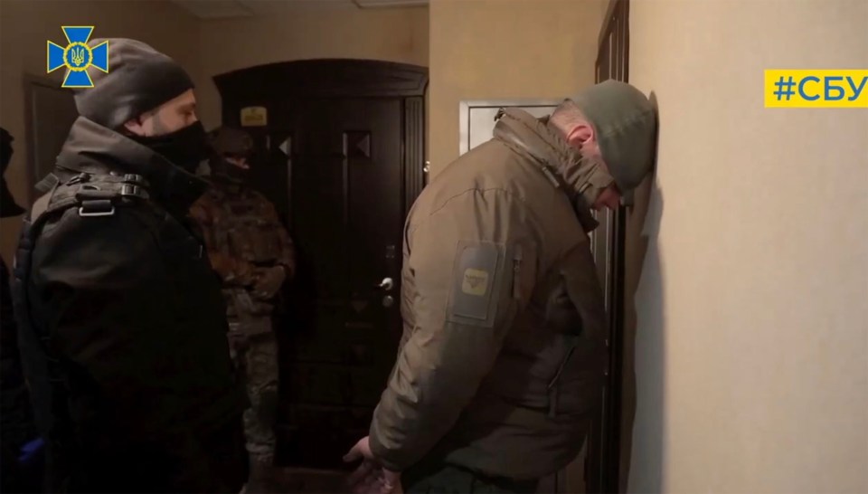 Arrest of a suspected FSB agent in Ukraine.