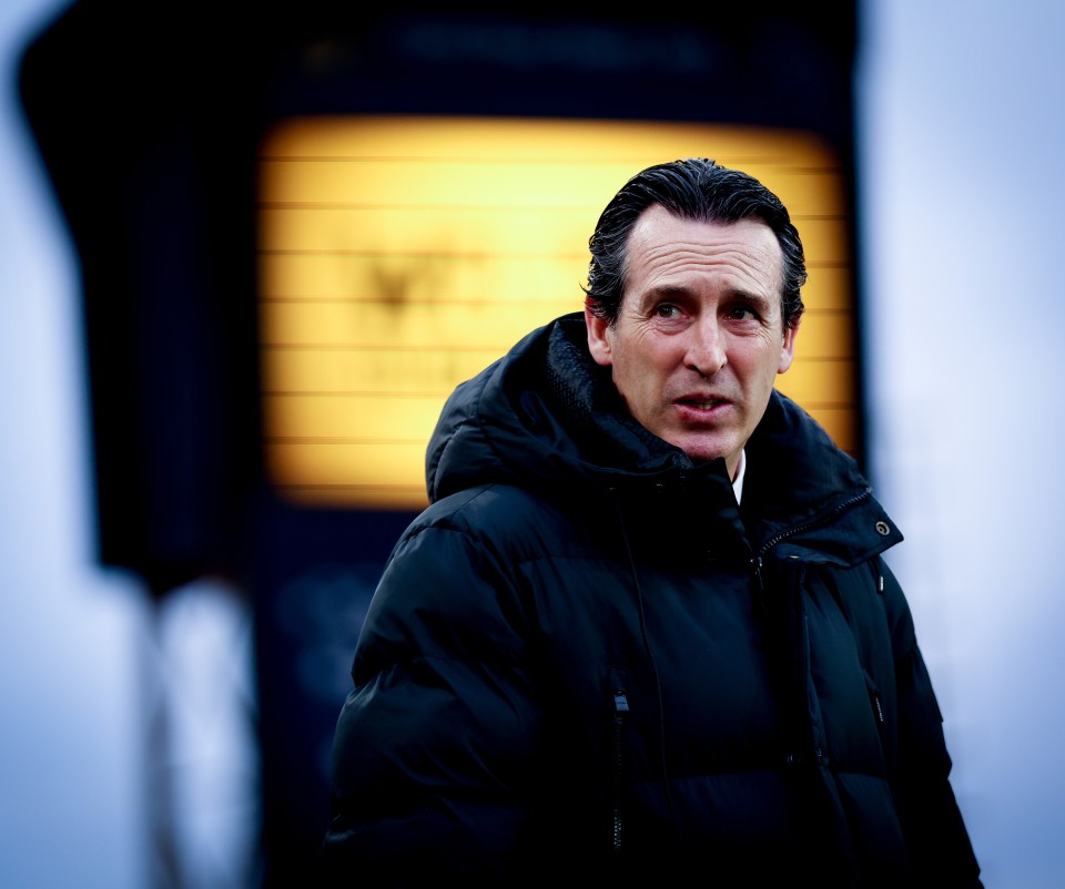 Unai Emery, Aston Villa manager.