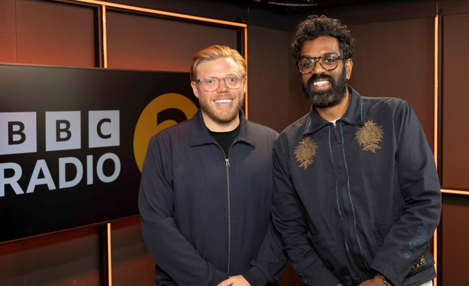 Romesh Ranganathan and Rob Beckett on BBC Radio 2.