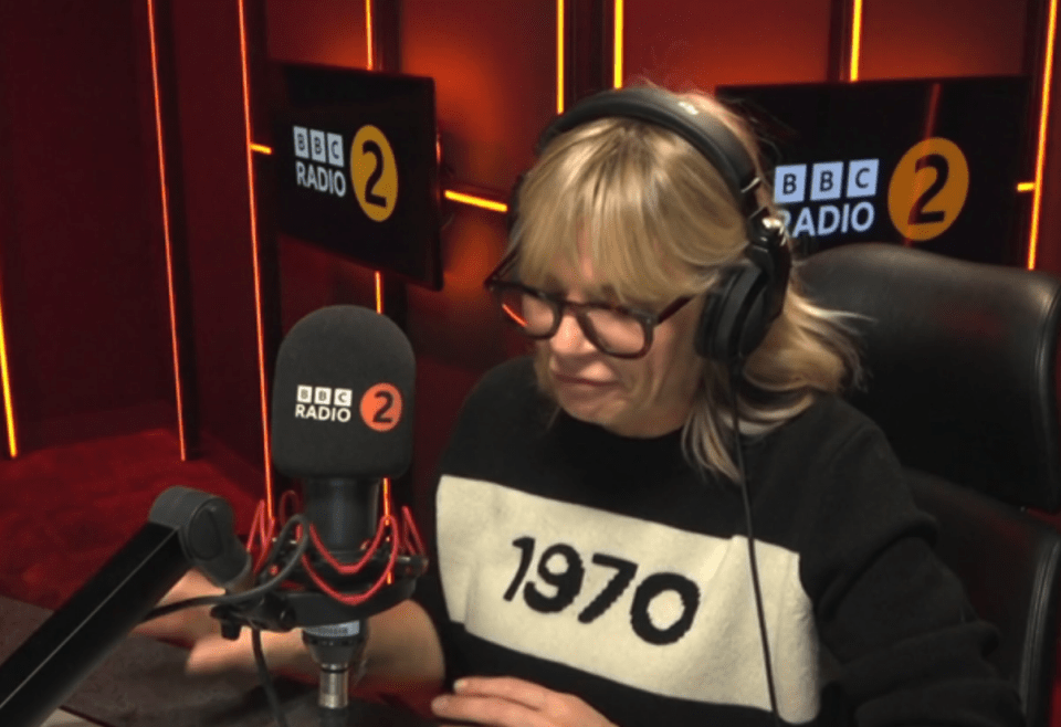 Zoe Ball presenting her last show on BBC Radio 2.