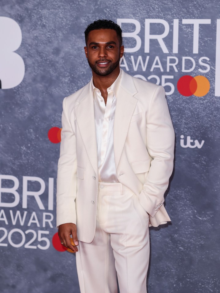 Lucien Laviscount at the BRIT Awards 2025.