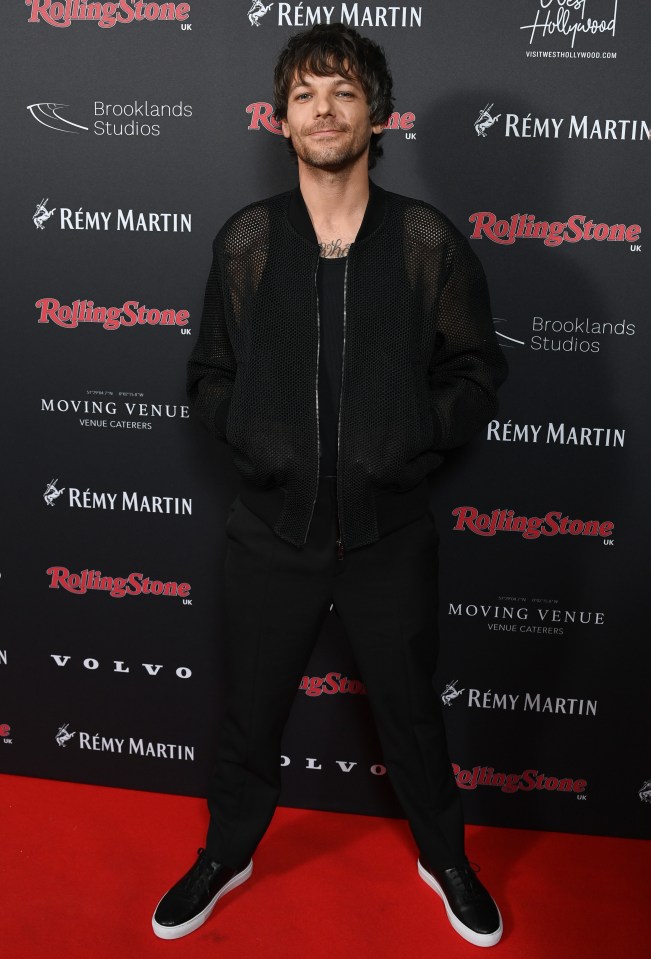 Louis Tomlinson at the Rolling Stone UK Awards.