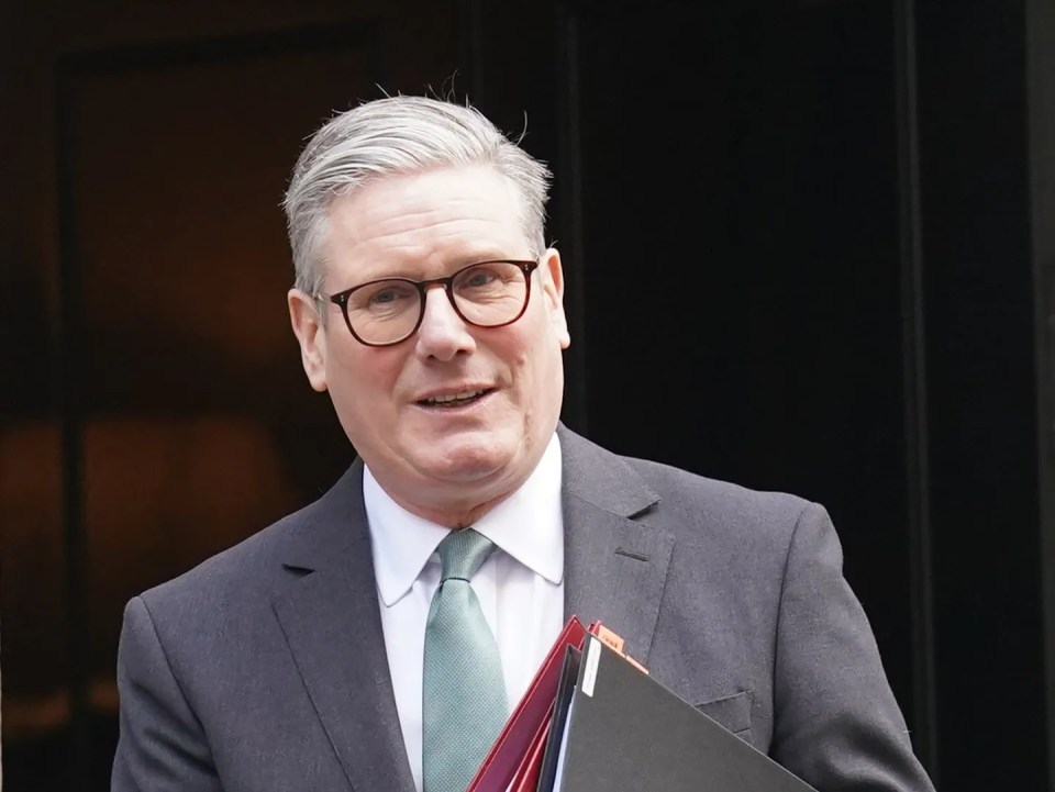 Prime Minister Keir Starmer leaving 10 Downing Street.