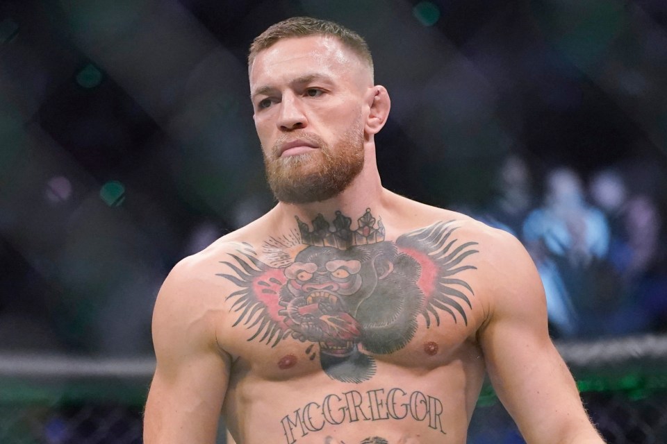 Conor McGregor with chest tattoos.