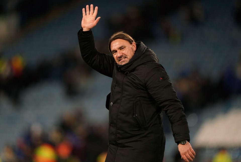 Leeds United manager Daniel Farke celebrates after the Sky Bet Championship match at Elland Road, Leeds. Picture date: Wednesday March 12, 2025. PA Photo. See PA story SOCCER Leeds. Photo credit should read: Owen Humphreys/PA Wire. RESTRICTIONS: EDITORIAL USE ONLY No use with unauthorised audio, video, data, fixture lists, club/league logos or "live" services. Online in-match use limited to 120 images, no video emulation. No use in betting, games or single club/league/player publications.