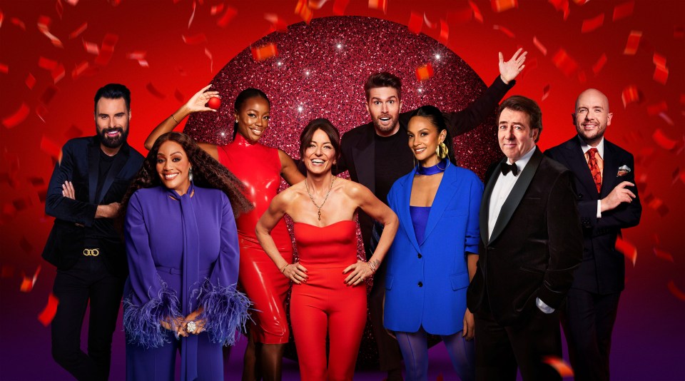 Promotional photo of Comic Relief presenters.