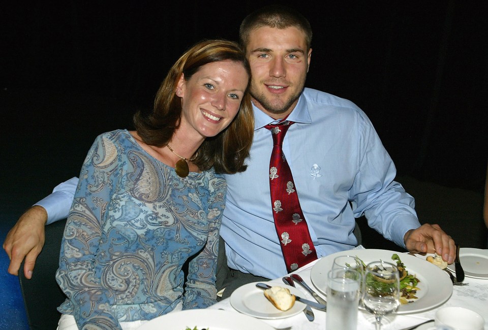 Ben and Abby Cohen at the International Rugby Board Awards.