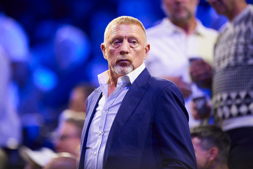 Boris Becker at the Laver Cup.