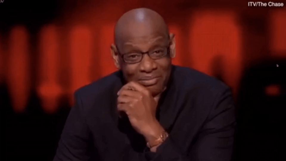 Shaun Wallace from The Chase looking pensive.