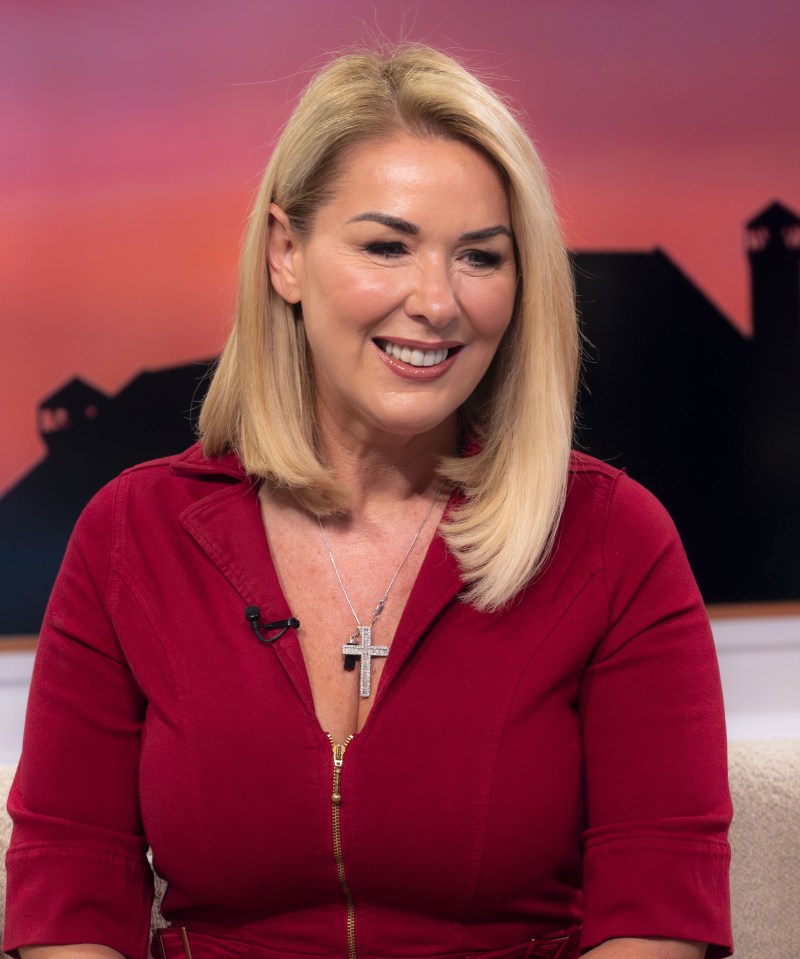 Claire Sweeney on the Good Morning Britain TV show.