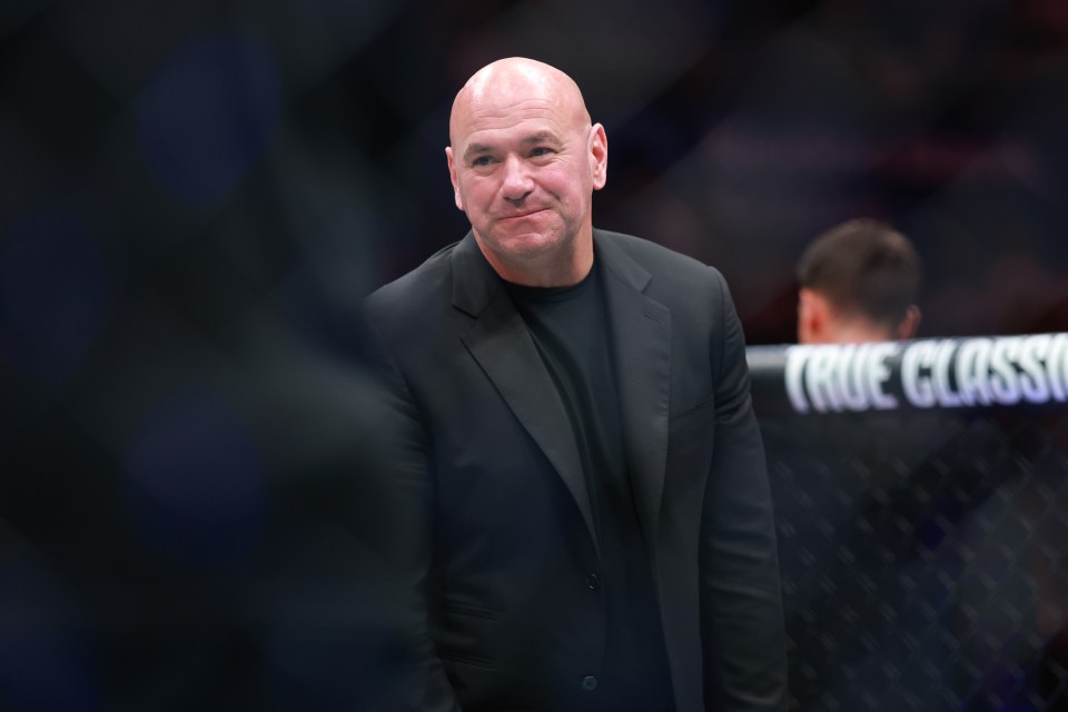 Dana White at a UFC event.