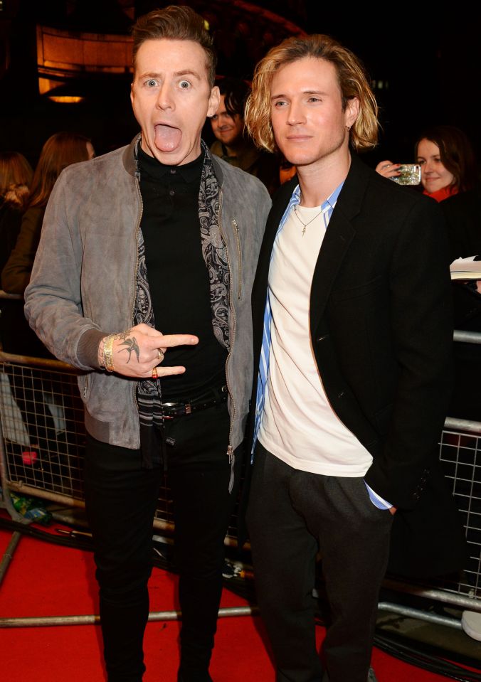 Danny Jones and Dougie Poynter at the Cirque du Soleil's 'Totem' 10th anniversary premiere.