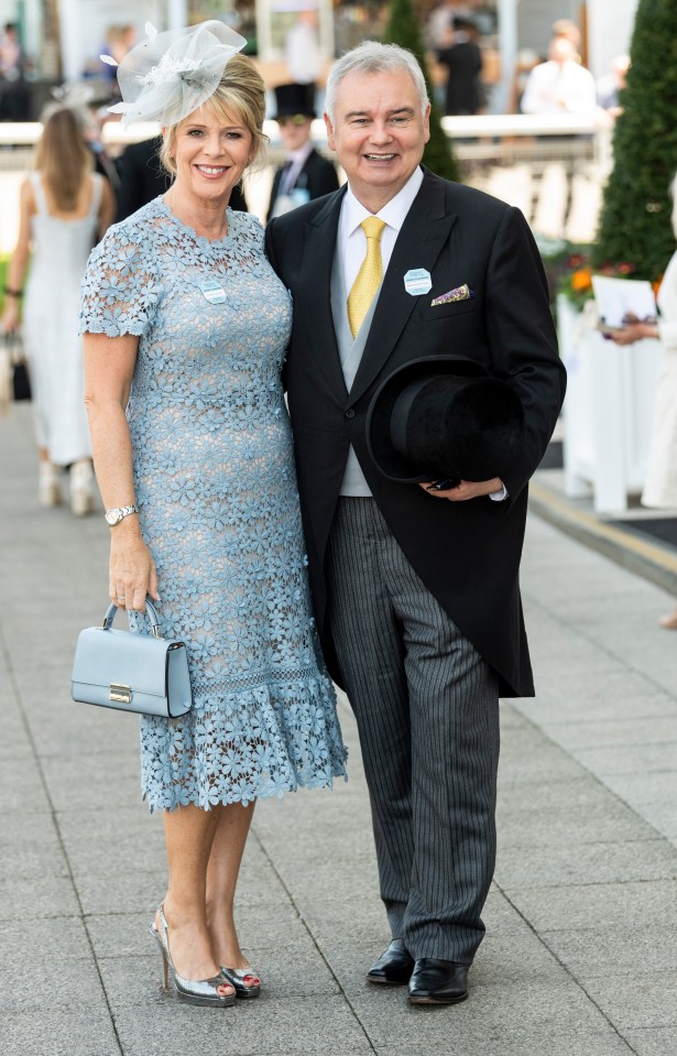 Eamonn Holmes and Ruth Langsford at the Epsom Derby.