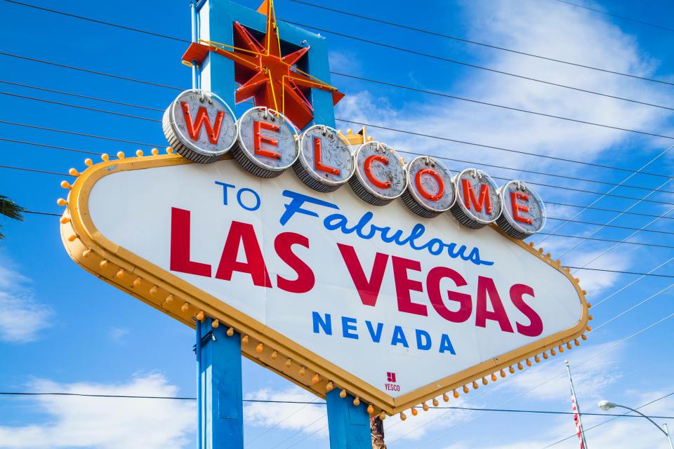 Welcome to Fabulous Las Vegas, Nevada sign.