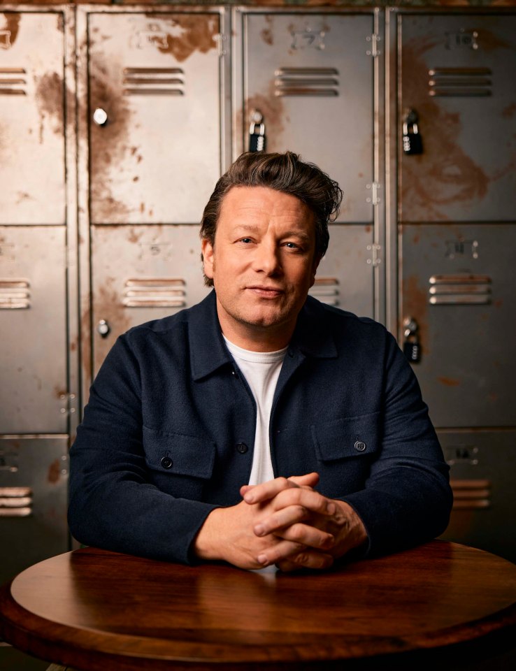 Jamie Oliver portrait.