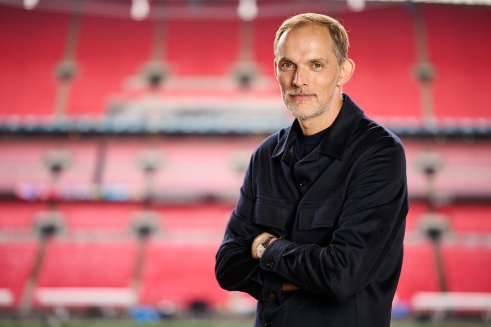 LONDON, ENGLAND - OCTOBER 16: Thomas Tuchel poses for a photo as he is announced as the new England manager at Wembley Stadium on October 16, 2024 in London, England. (Photo by Michael Regan - The FA/The FA via Getty Images)