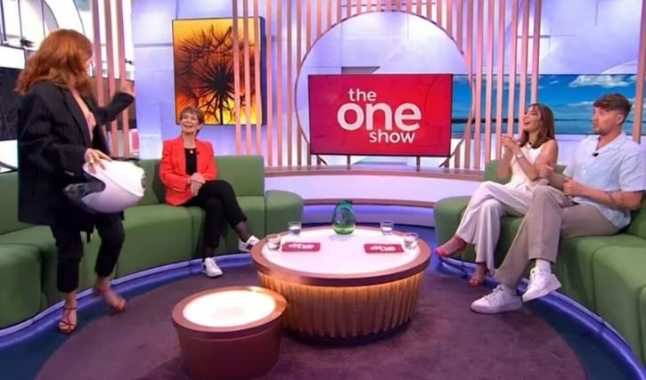 The One Show interview interrupted.