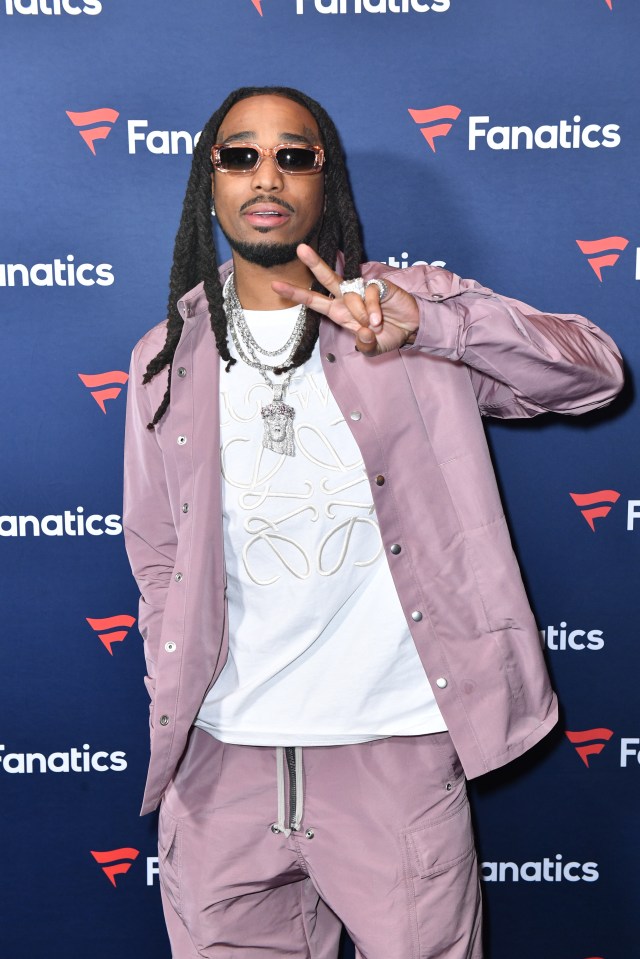 Quavo at a Fanatics event.