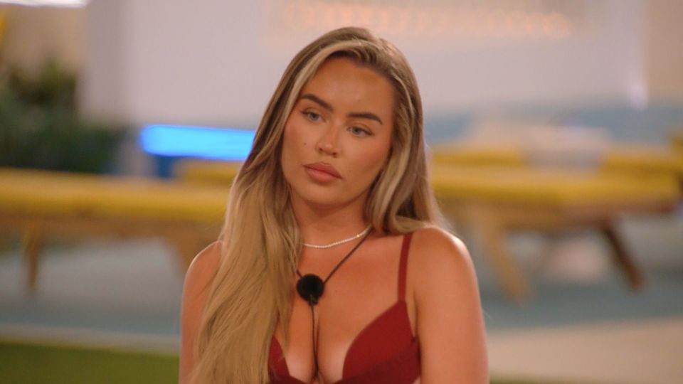 Samantha Kenny on Love Island.